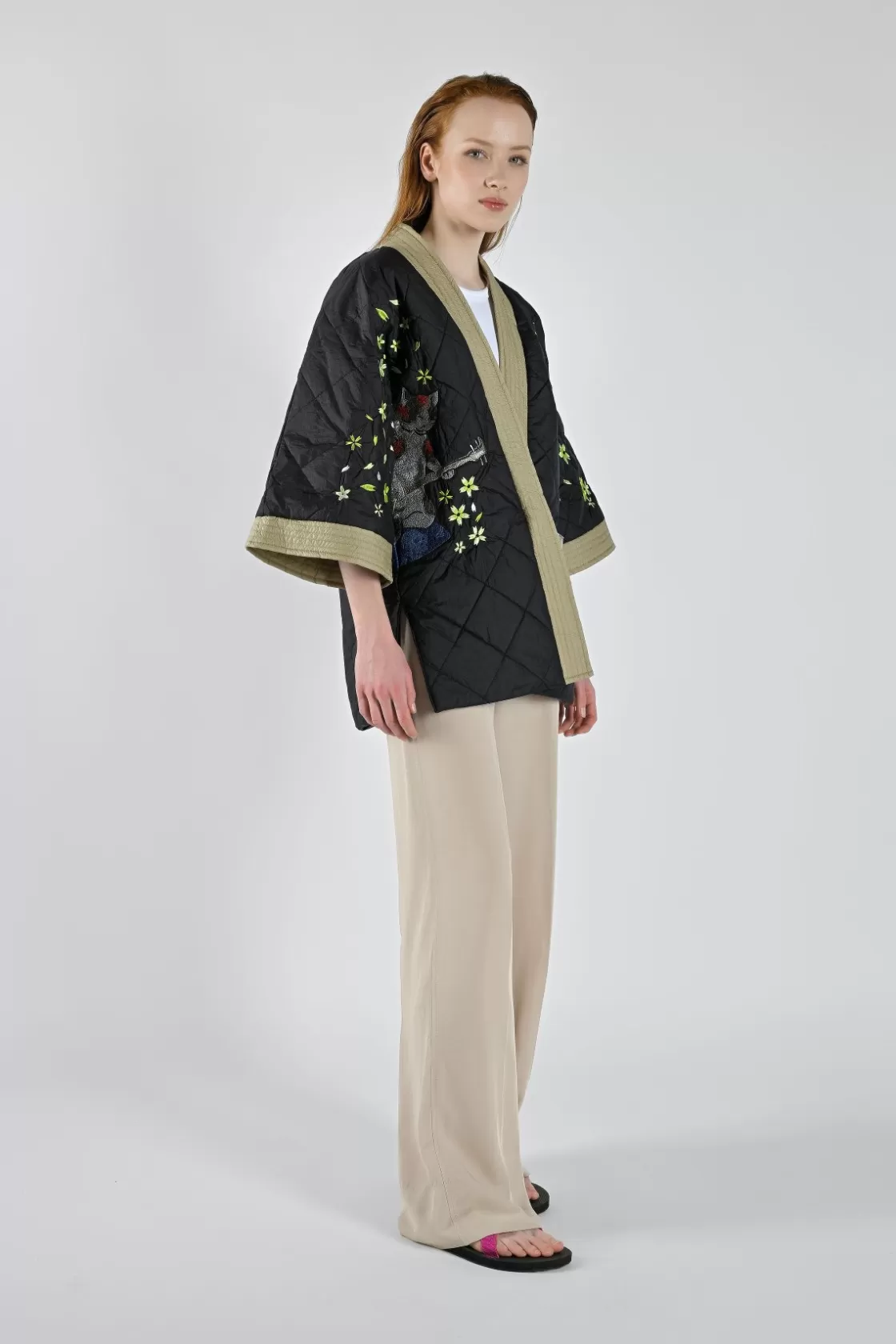 Canadian Classics Zoe Long Kimono Black Fashion